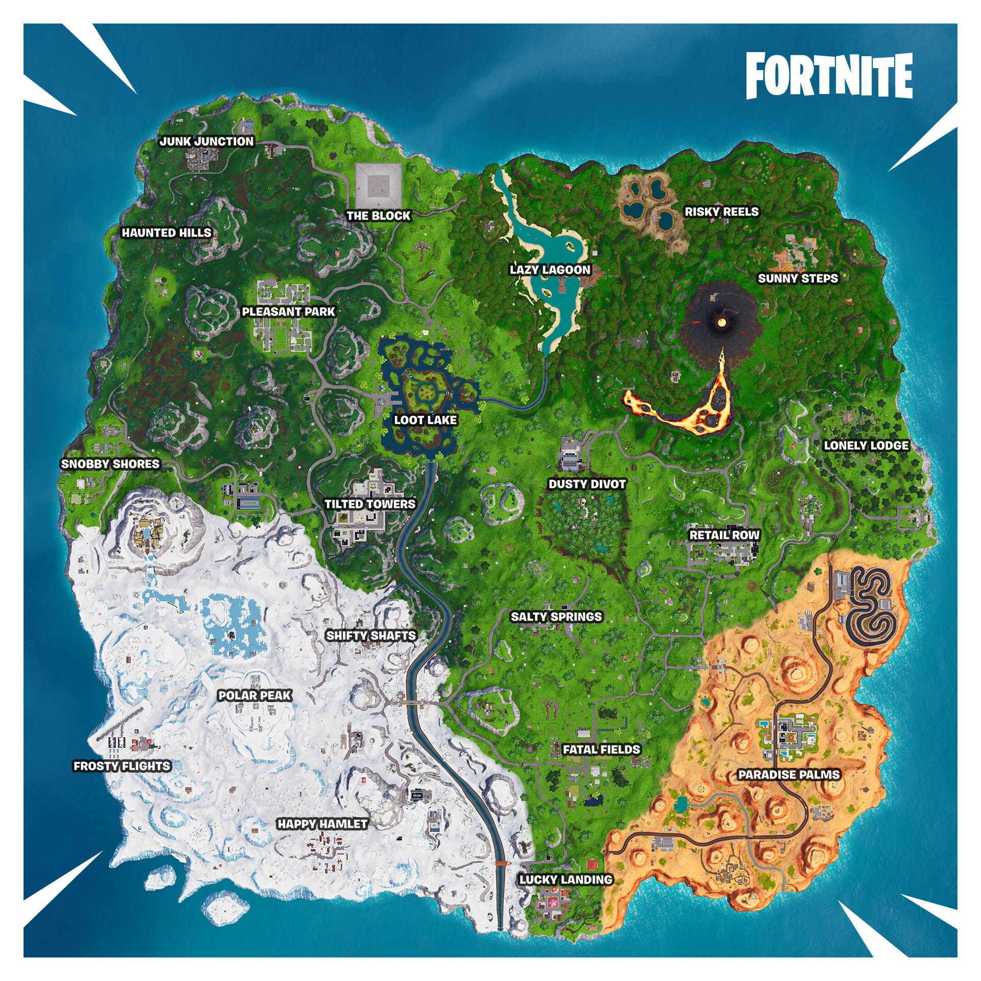 Fortnite Isn't Getting A New Map, But It's Changed The Old One Significantly For Season 8