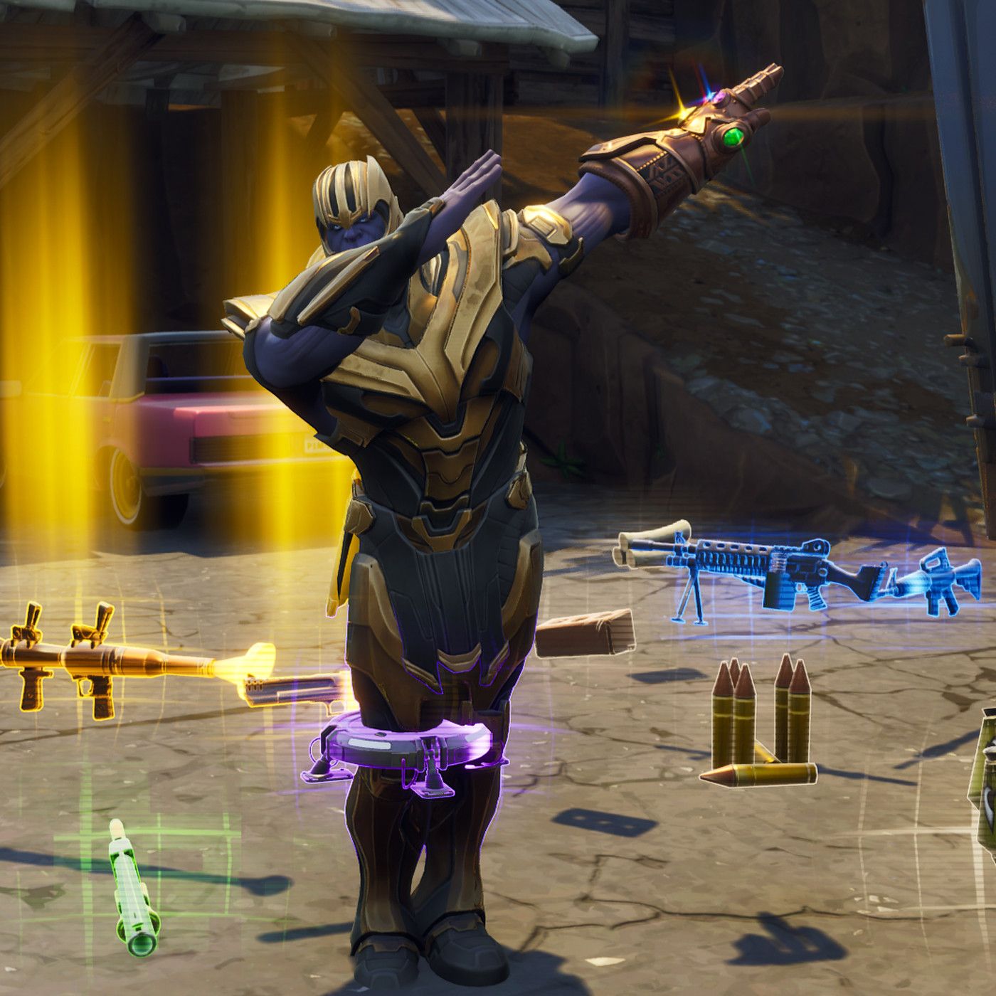Thanos is the best thing in Fortnite right now