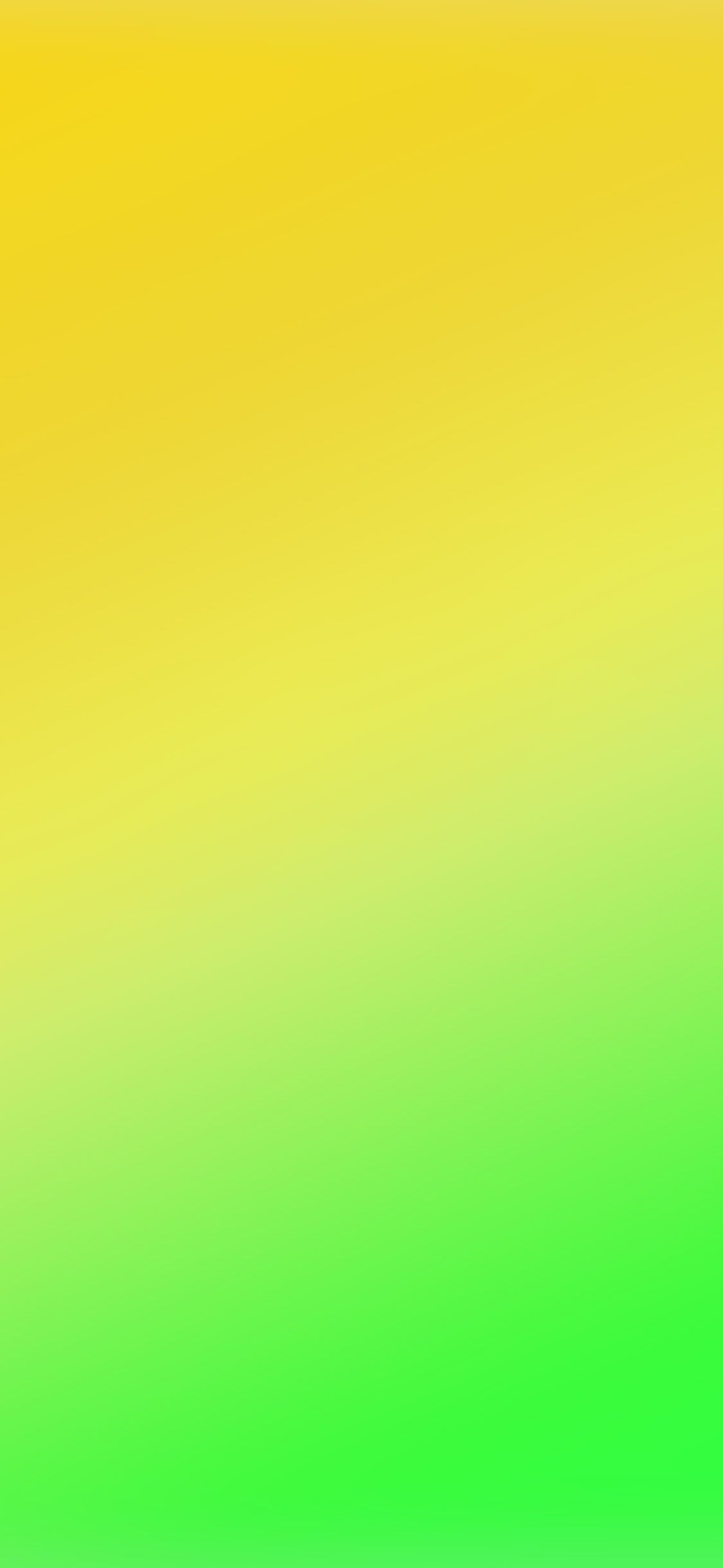 Yellow Green Blur Gradation iPhone X Wallpaper Free Download