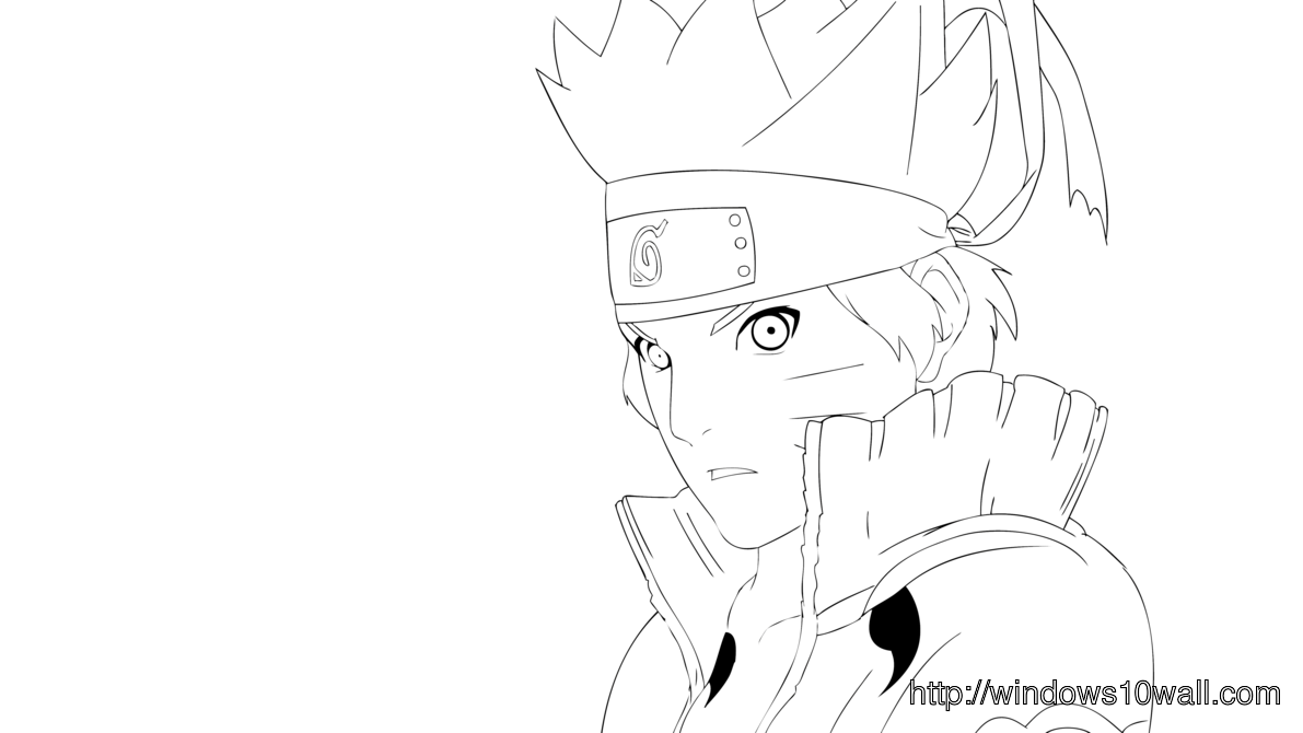Naruto Sketch Wallpaper - Stella2015 and Redwolf279 Wallpaper (39018938) -  Fanpop