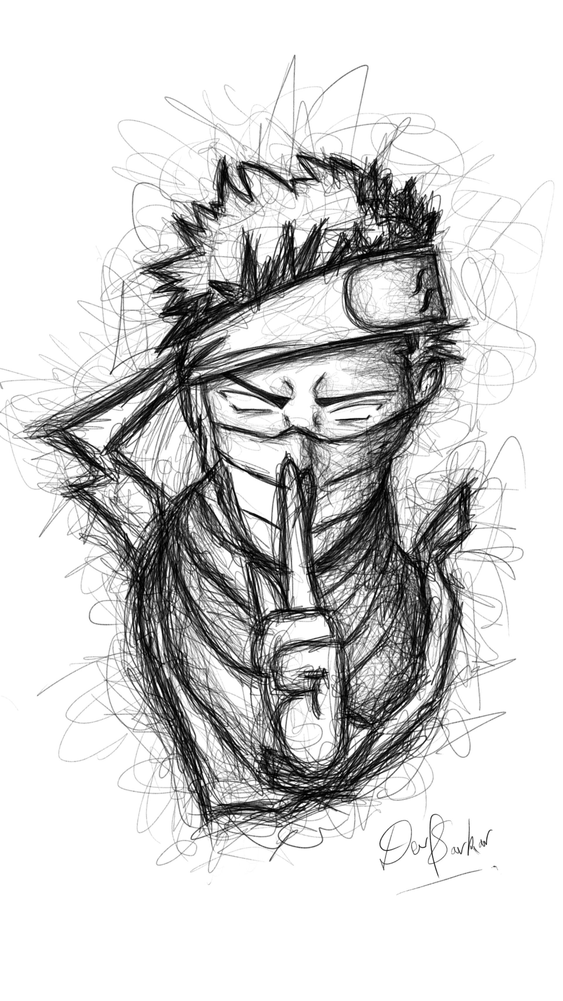 zabuza. Desenhos, Desenhos de rostos, Desenhos incriveis