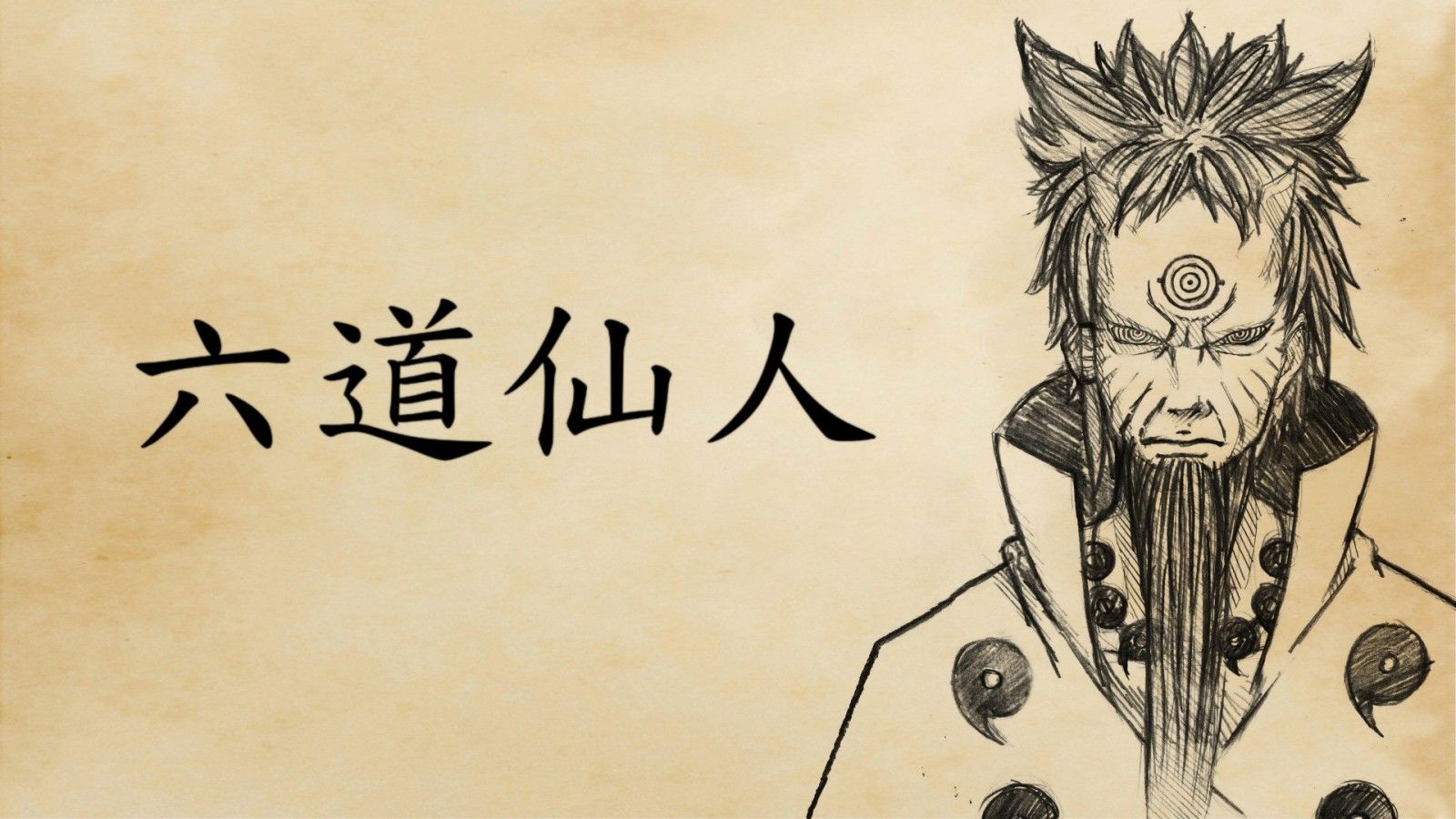 drawing, illustration, cartoon, Naruto Shippuuden, calligraphy, Sage of Six Paths, Hagoromo Ootsutsuki, Rikudou Sennin, ART, sketch, font. Mocah.org HD Wallpaper
