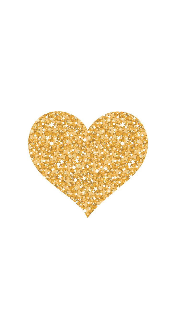 Gold Heart Find more Sparkly & Glittery wallpaper