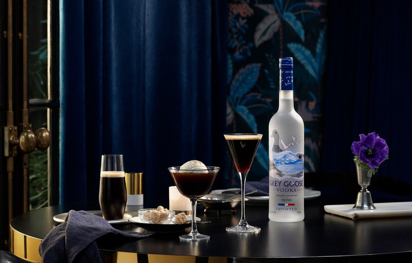 Wallpaper table, dishes, drink, appetizer, Grey Goose Victoriously image for desktop, section еда