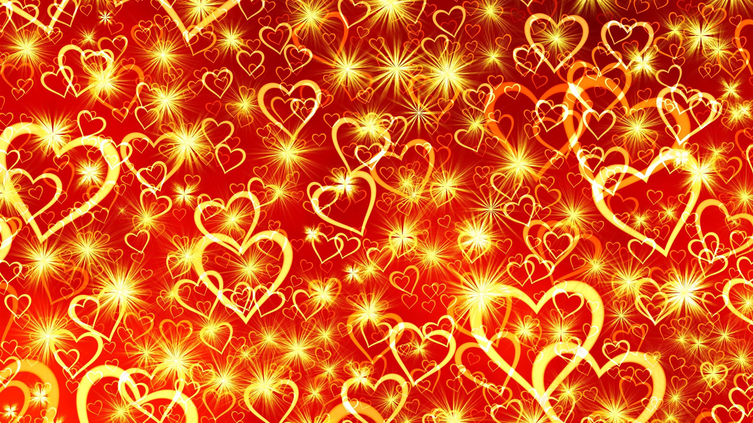 Many Golden Love Hearts, Red Background 1080x1920 IPhone 8 7 6 6S Plus Wallpaper, Background, Picture, Image