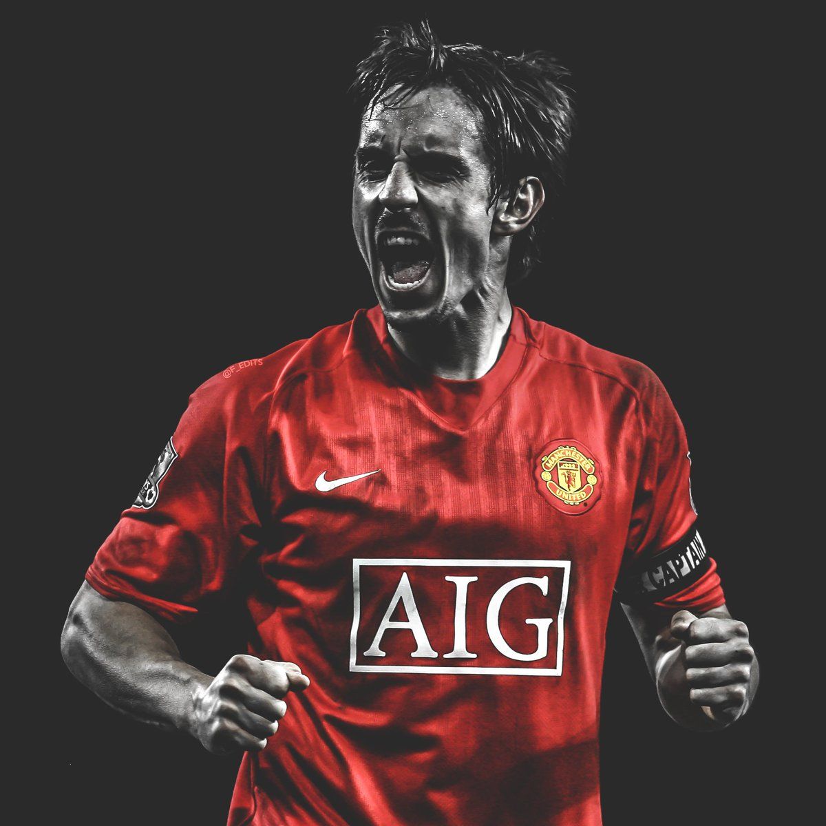 Fredrik Neville. #MUFC. iPhone wallpaper and icon