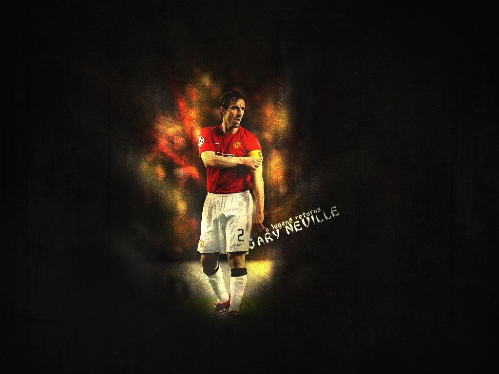 Gary Neville. Manchester United Wallpaper
