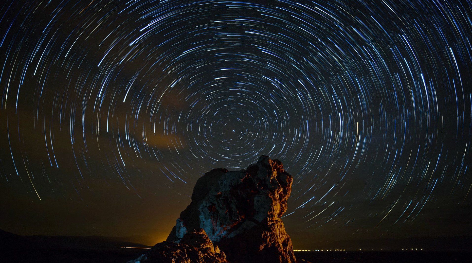 HD time lapse photo of stars for your background