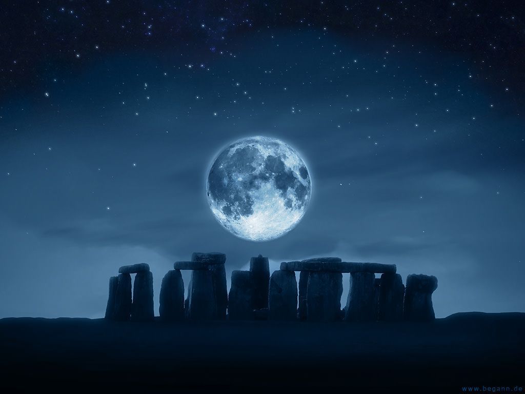 Best Moon Desktop Wallpaper. Stonehenge, Beautiful moon, Moon art print