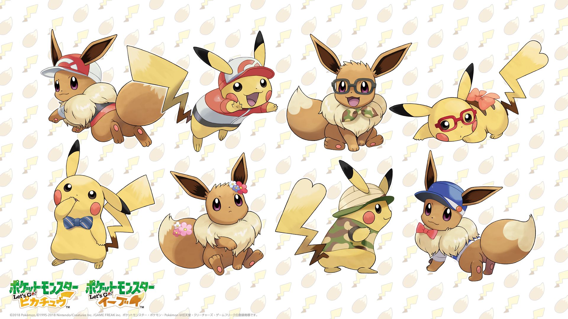 Download This Pokemon Let's GO Pikachu Eevee Wallpaper For Your PC And Smartphone