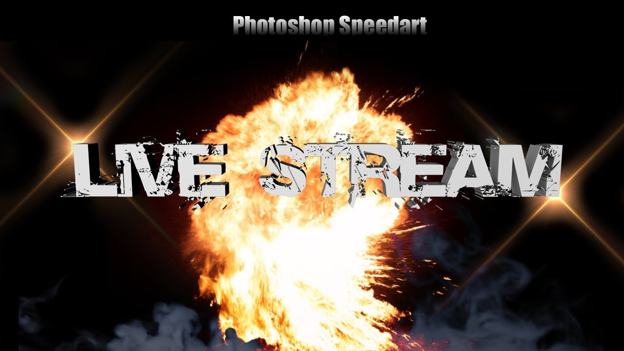 Photoshop Speedart. Live Stream Wallpaper