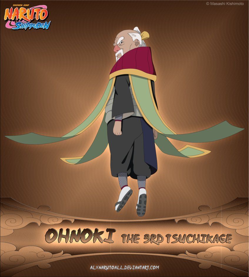 Ohnoki 3rd Tsuchikage. Naruto shippudden, Anime naruto, Naruto