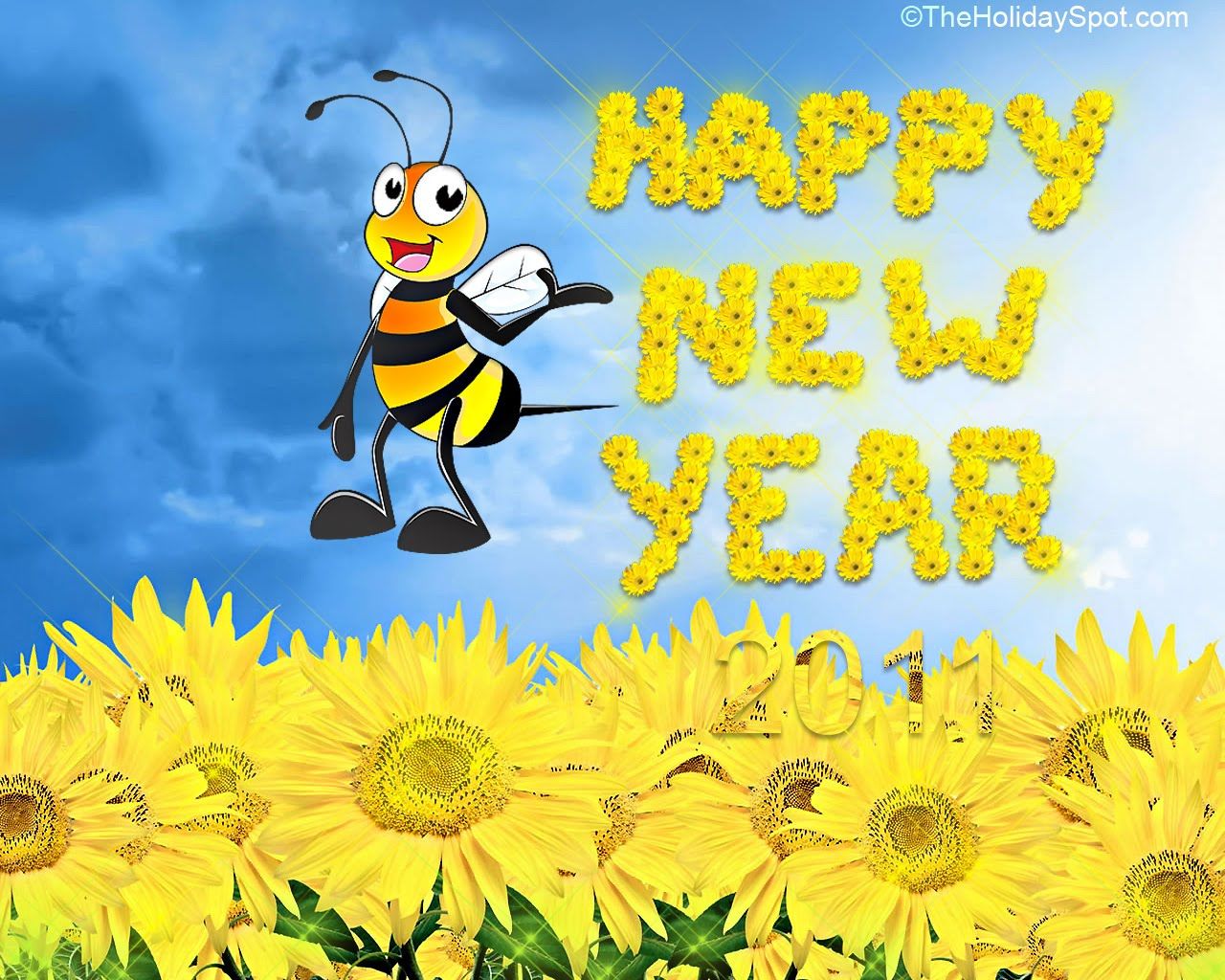 Download wallpaper free: Happy new year 2011 wallpaper