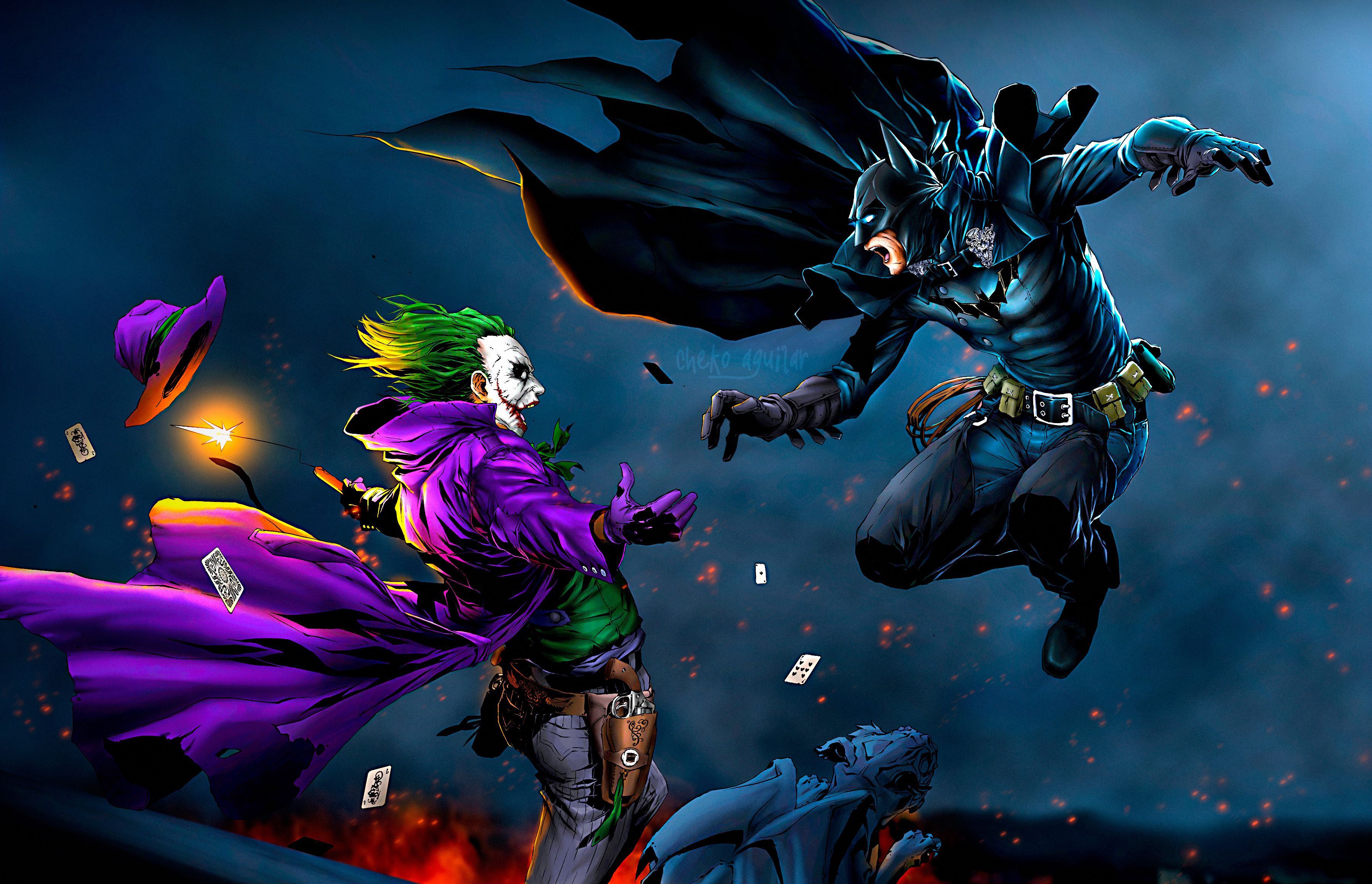 Batman Vs Joker, HD Superheroes, 4k Wallpaper, Image, Background, Photo and Picture