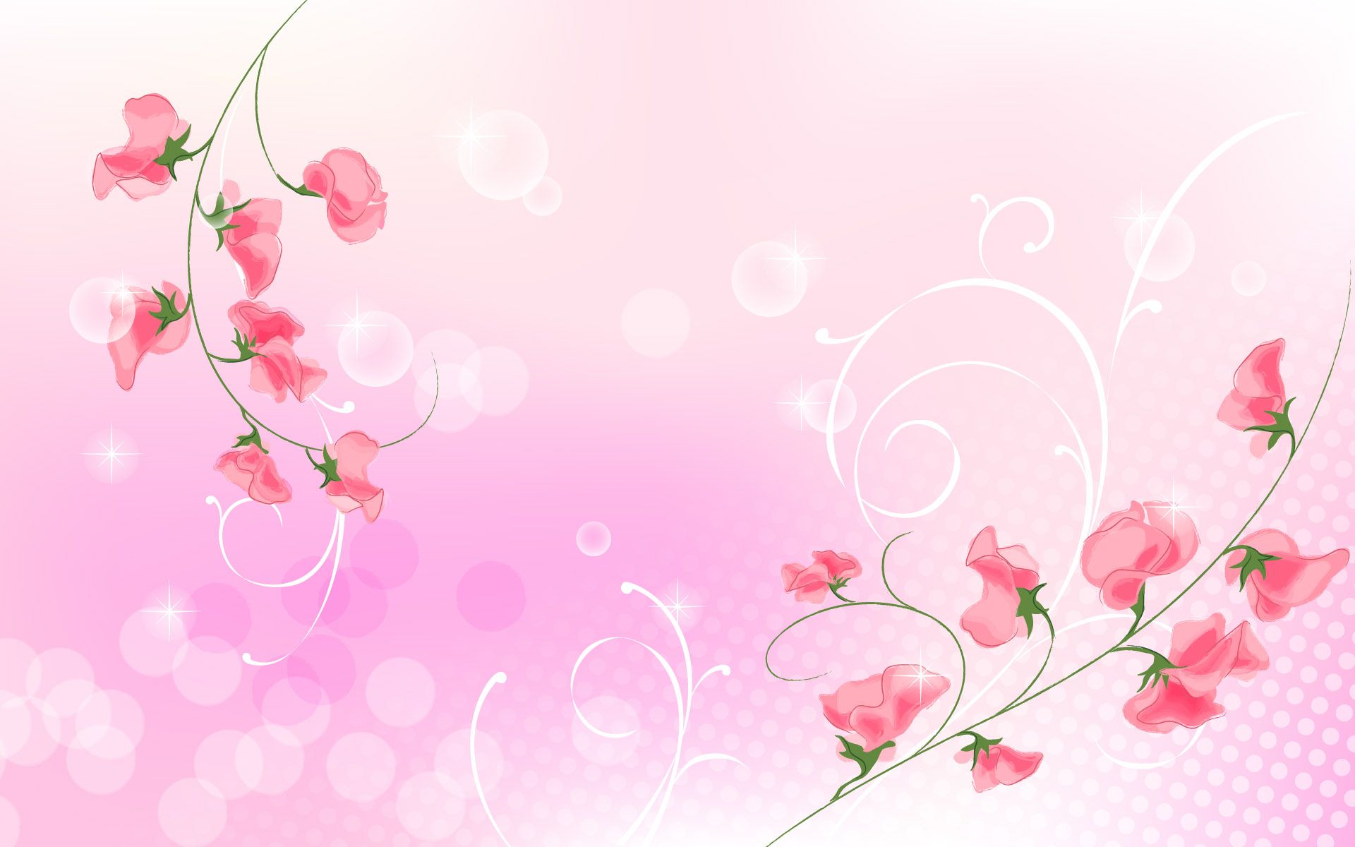 animated flowers wallpapers desktop