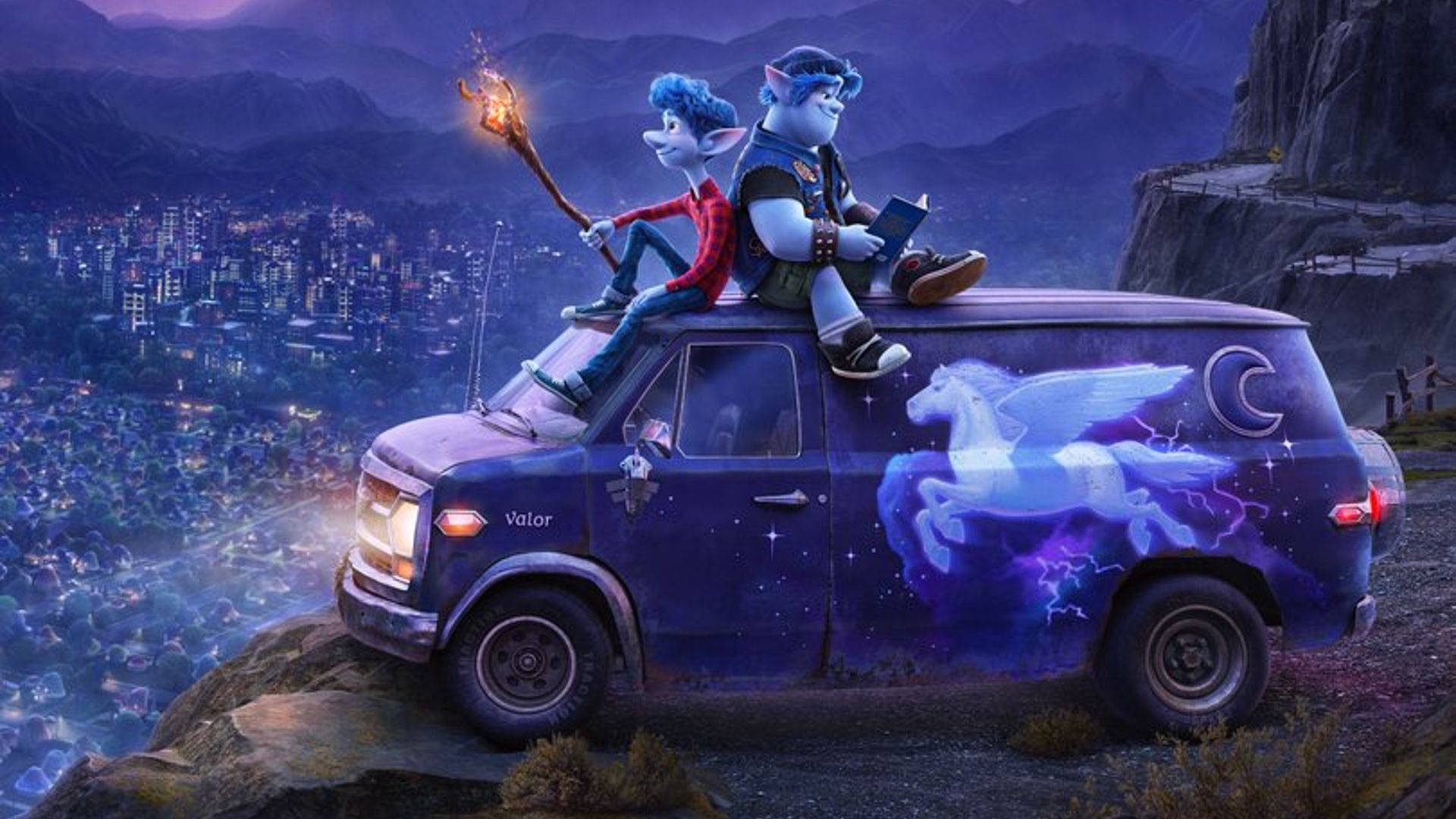 for Pixar's New Fantasy Adventure Film ONWARD with Chris Pratt and Tom Holland