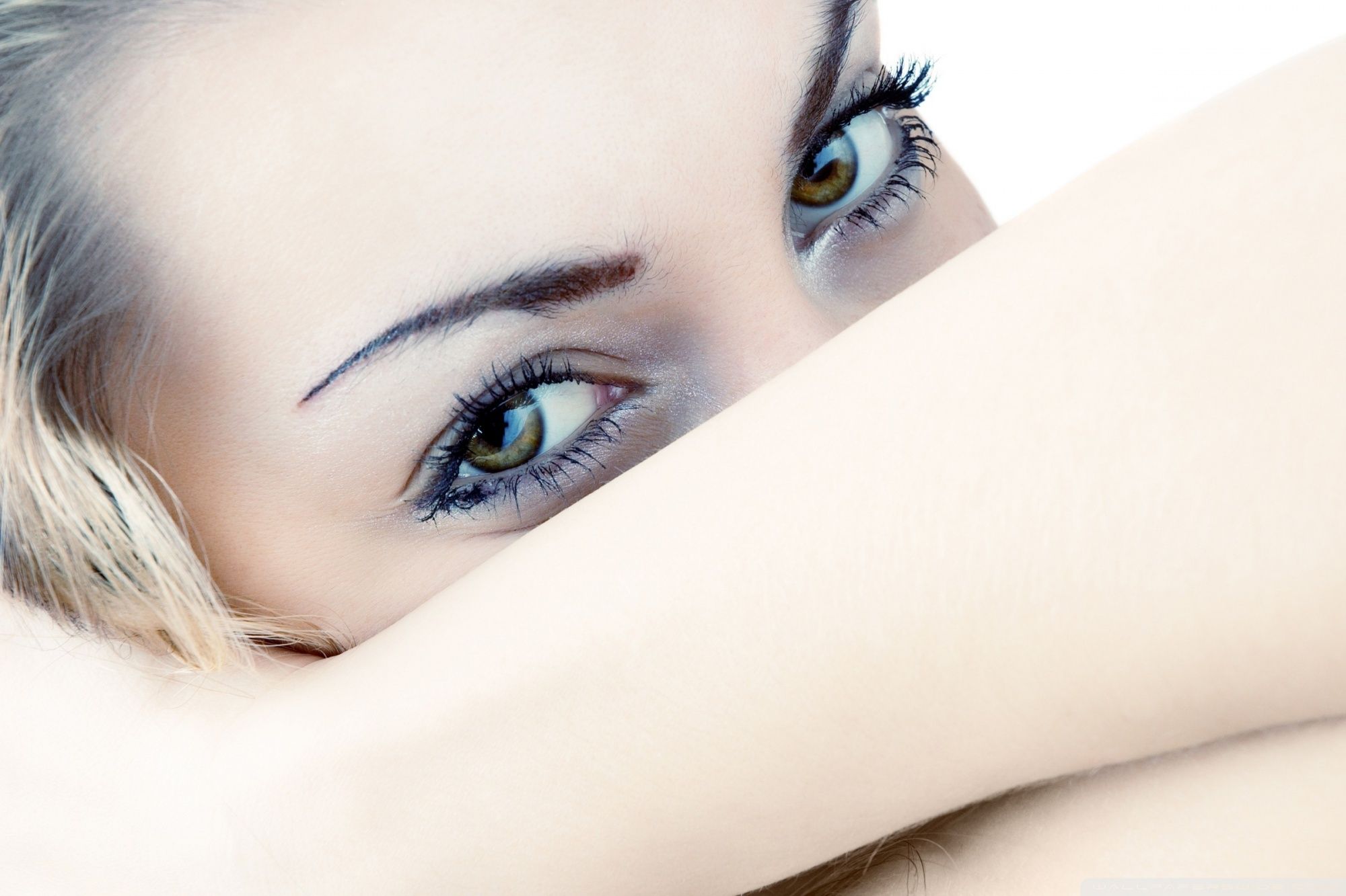 Girl Hiding Her Face Ultra HD Desktop Background Wallpaper for 4K UHD TV, Tablet