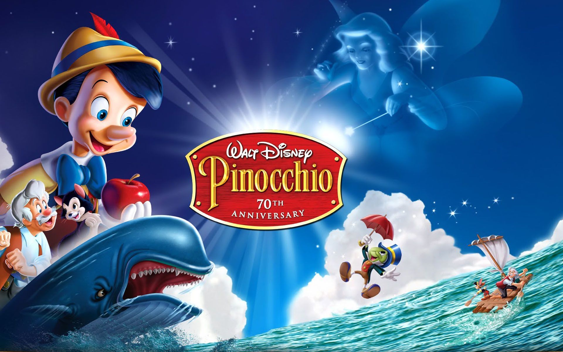 Walt Disney Pinocchio First Time Ever On 2 Disc Platinum Edition Disney Blu Ray & Dvd Desktop Wallpaper Background Free Download 1920x1200, Wallpaper13.com
