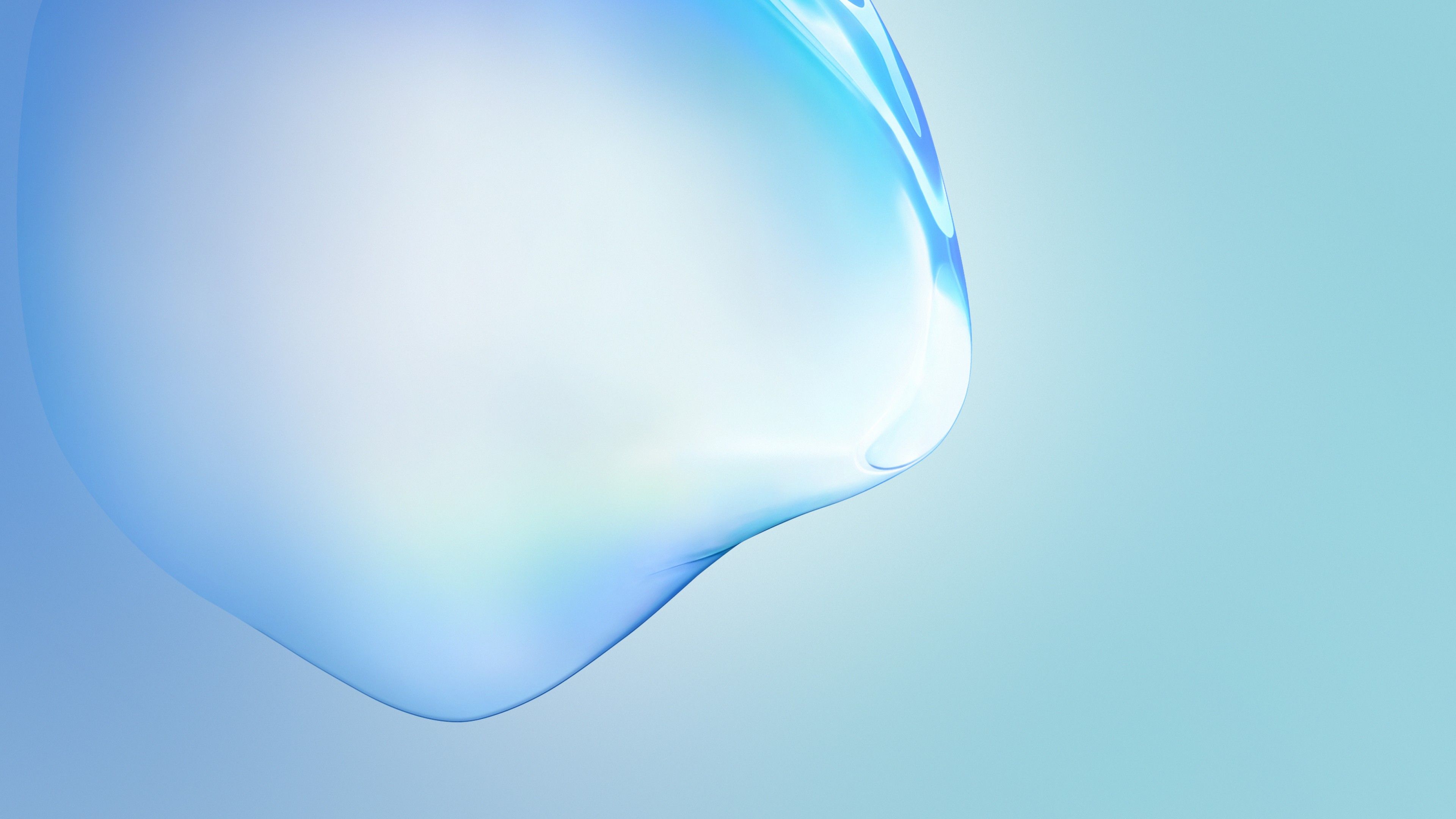 Wallpaper Bubble, Blue, Gradient, Samsung Galaxy Note 10, Stock, HD, Abstract,. Wallpaper for iPhone, Android, Mobile and Desktop