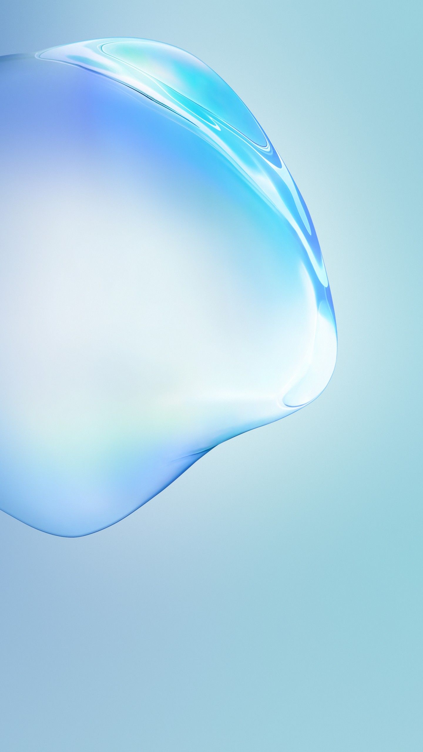 Wallpaper Bubble, Blue, Gradient, Samsung Galaxy Note 10, Stock, HD, Abstract,. Wallpaper for iPhone, Android, Mobile and Desktop