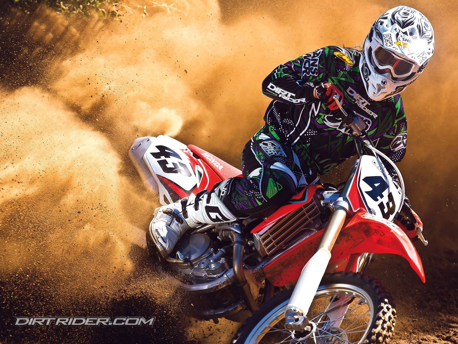 Honda Dirt Bike Wallpaper Free Honda Dirt Bike Background