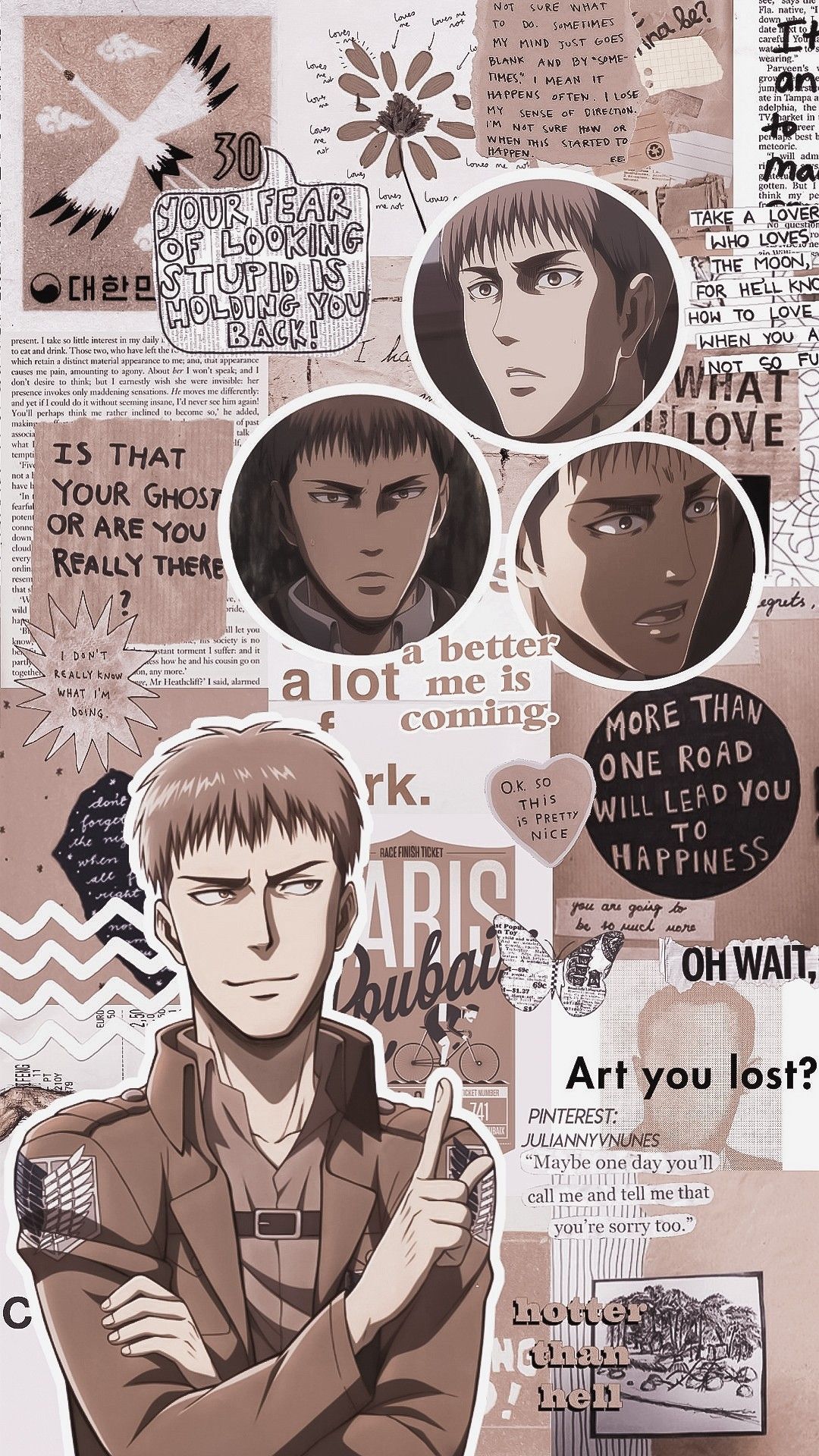 Shingeki no Kyojin. Jean. Cute anime wallpaper, Aot wallpaper, Aesthetic anime