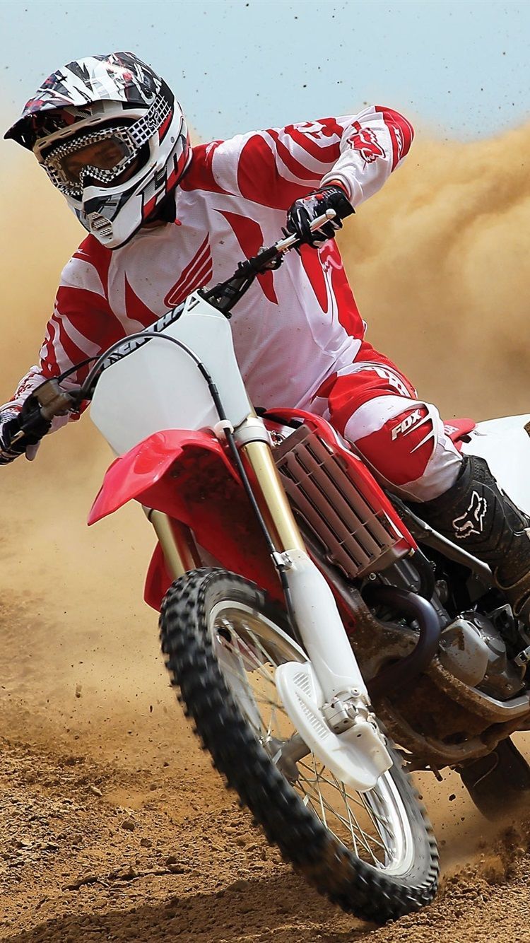A collection of top Honda Dirt Bike wallpaper and background available for free download. Honda dirt bike, Honda, Motocross