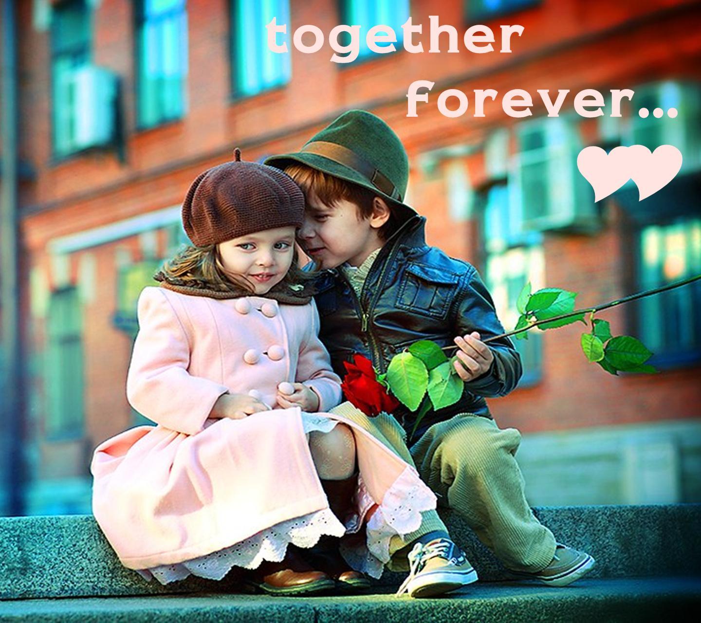 Download Kids love HD wallpaper for valentines day day for your mobile cell phone