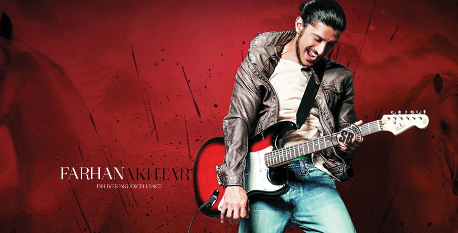 Farhan Akhtar HD Wallpaper Guitar. Actors, Bollywood movies, Bollywood