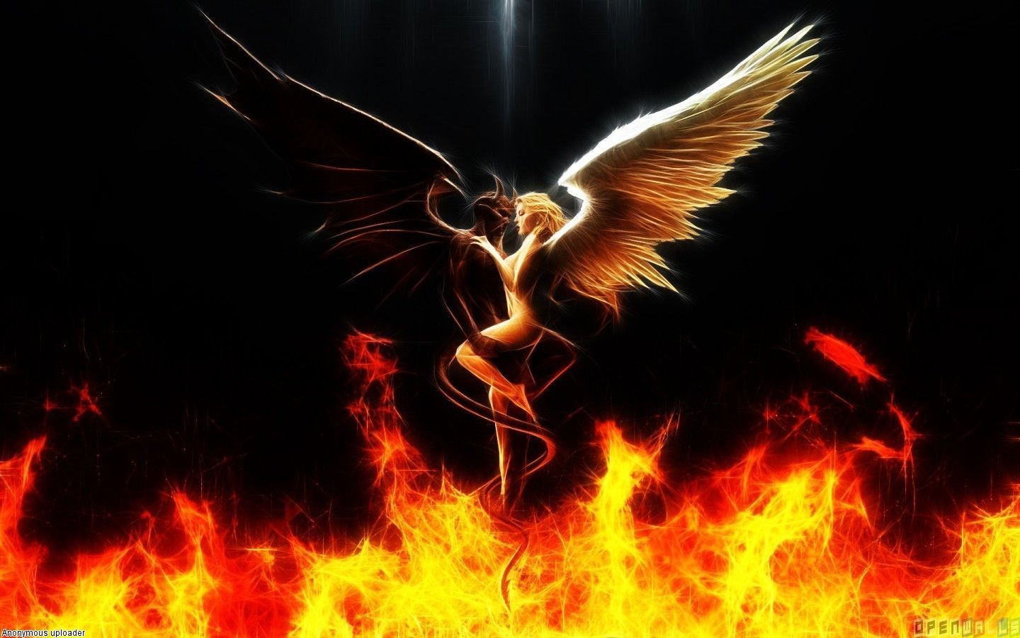Angel And Devil Wallpapers Wallpaper Cave