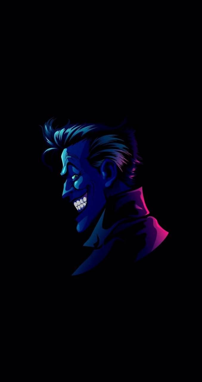 Joker neon wallpaper
