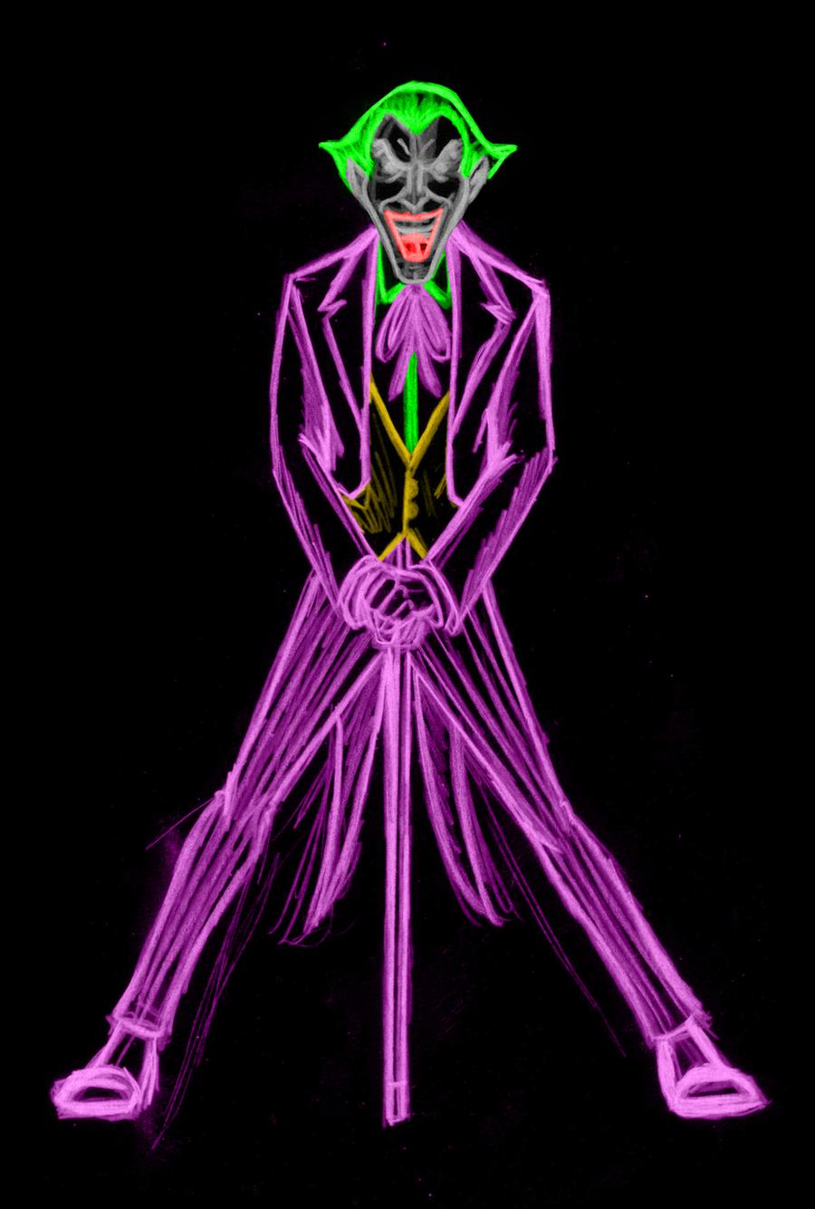 wallpaper elang: HD Neon Joker Wallpaper