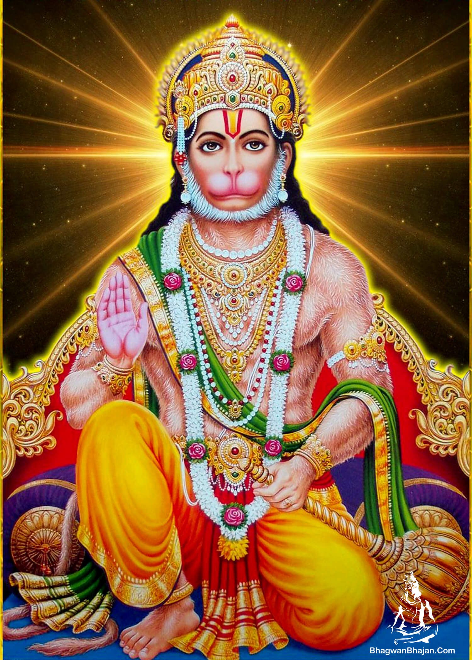 Download Free HD Wallpaper of Bhagwan Shree Hanuman. Bajrangbali HD Image. Sankatmochan Hanuman Wallpaper & Image
