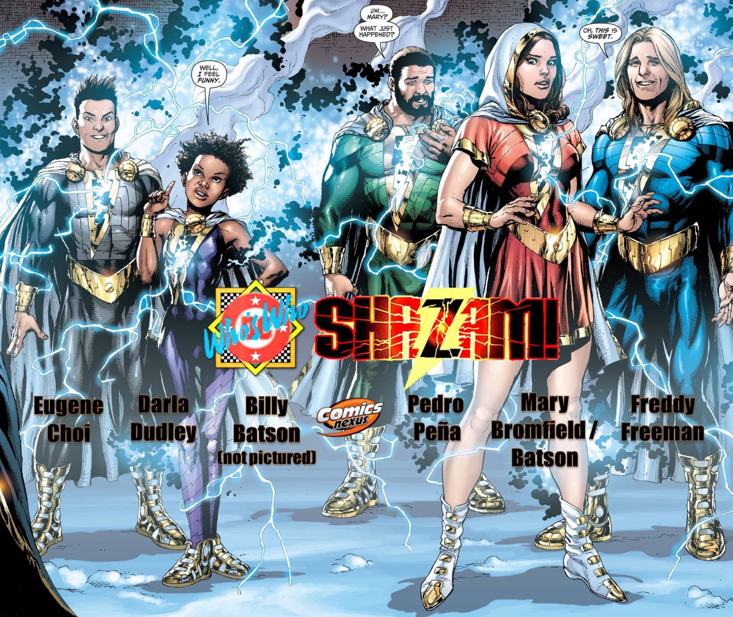 Shazam Movie Spoilers: Who Portrays The Captain Marvel Shazam Family / Lightning League In The Film? Who's Who?!