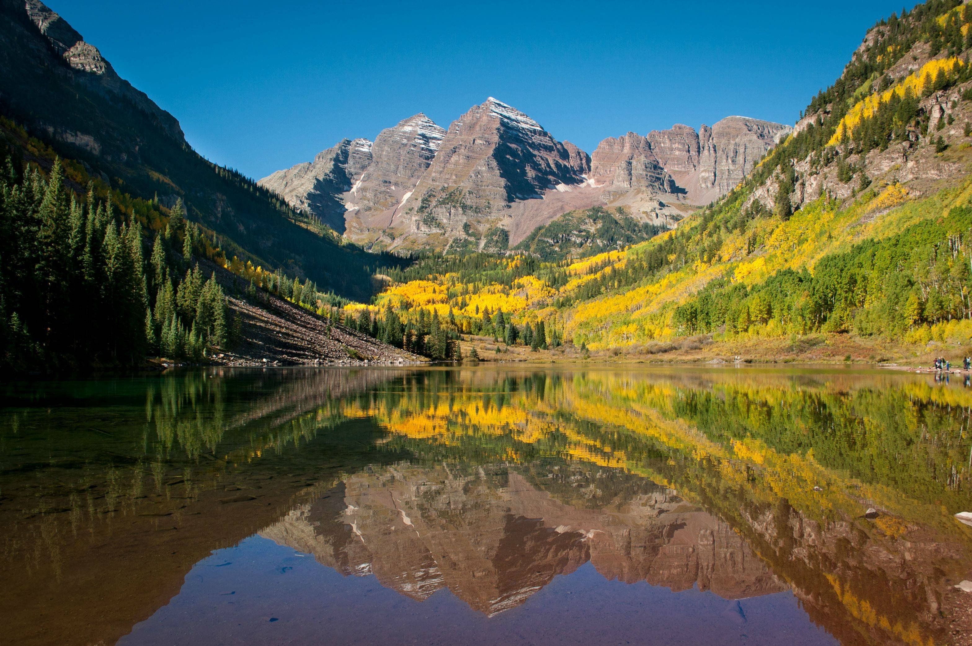 Another Fall Picture From Maroon Bells Colorado HD wallpaper