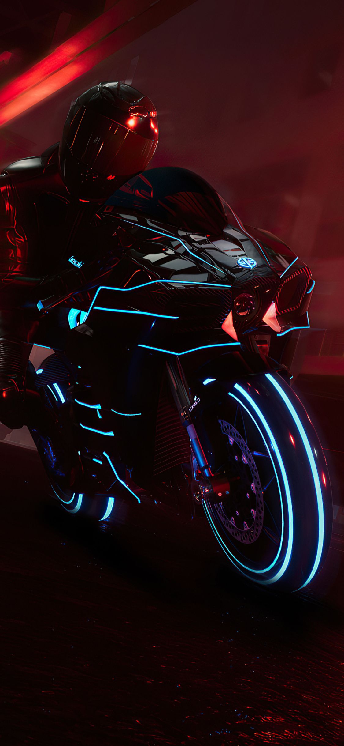 Ninja H2 R, motorcycle, auto, night, HD phone wallpaper | Peakpx