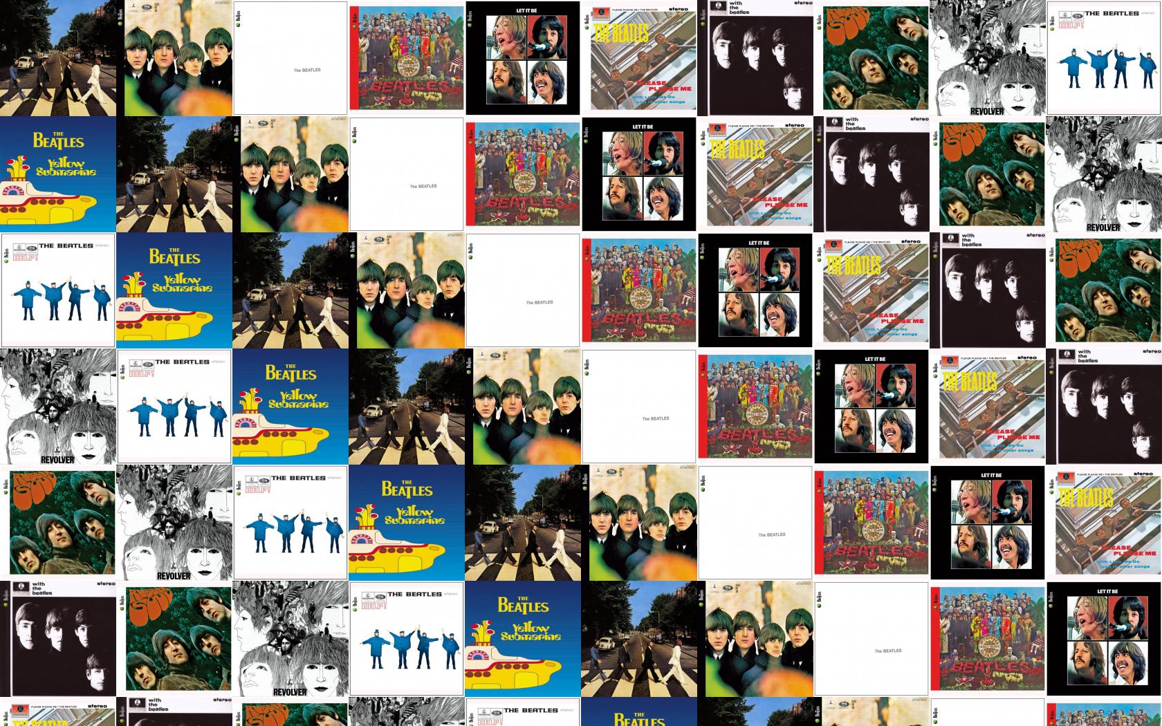 Beatles Abbey Road Beatles White Album Wallpaper « Tiled Desktop Wallpaper