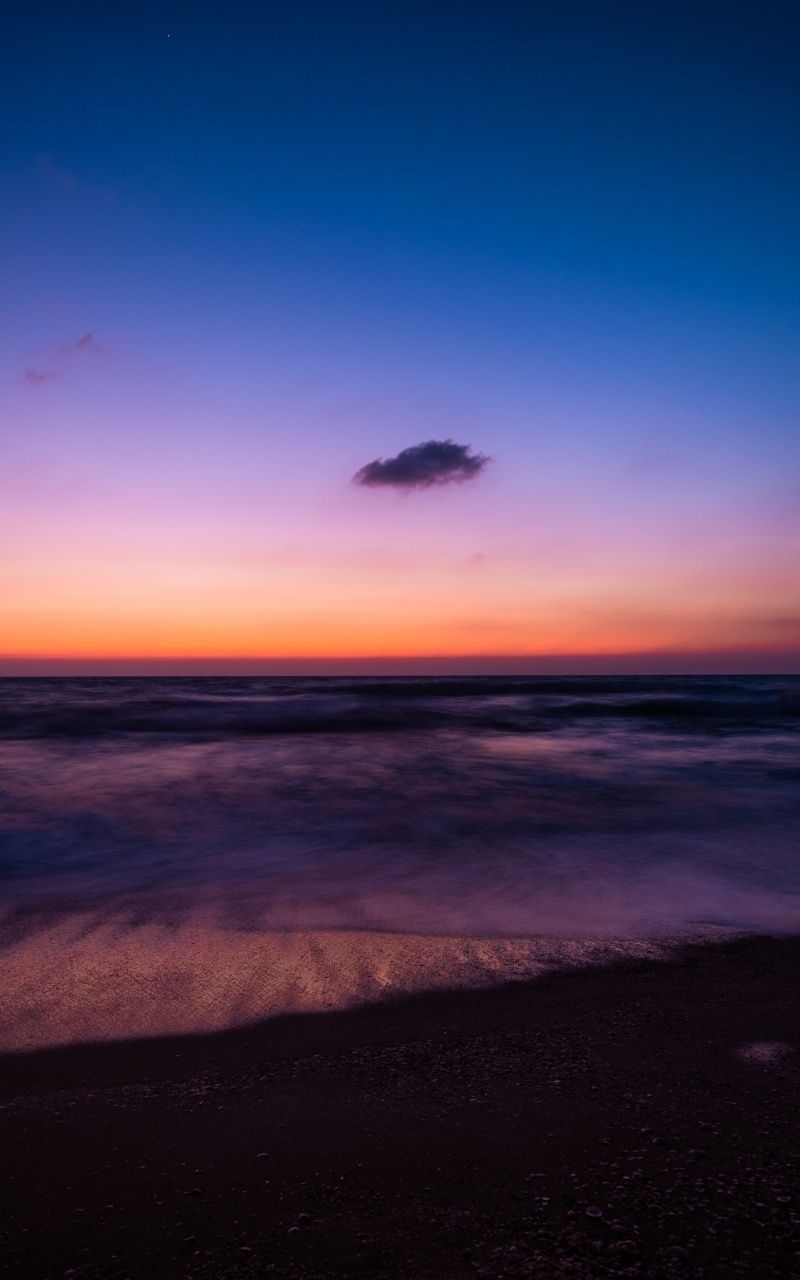 Download Minimal, Beach, Sunset, Nature Wallpaper, 800x Samsung Galaxy Note GT N Meizu MX 2