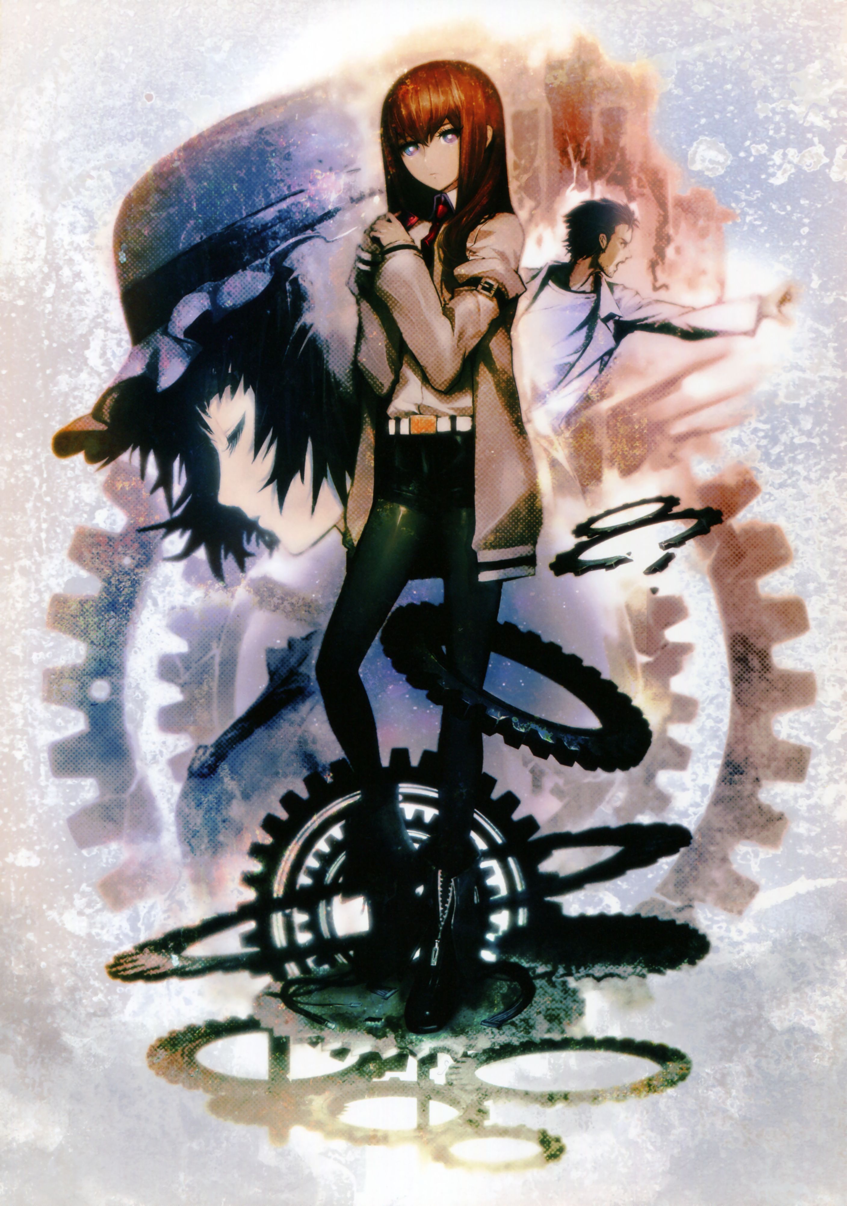 Kurisu, Mayuri, & Okabe. Steins;Gate. Anime, Anime image, Steins