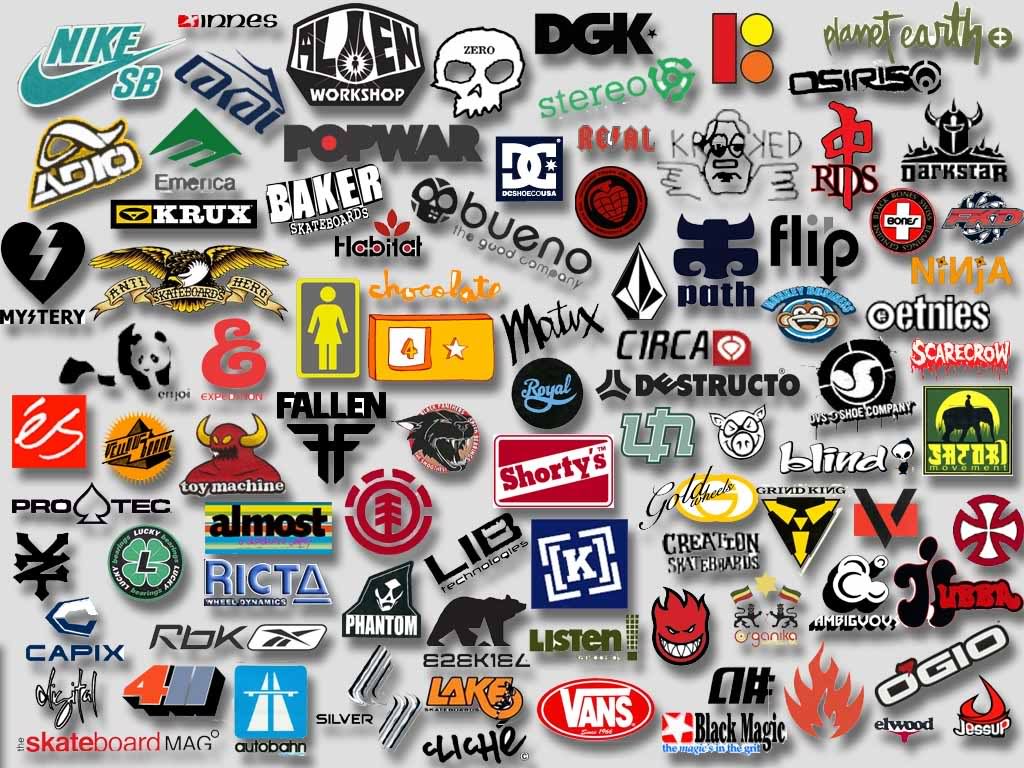 Skateboard Logos Wallpaper