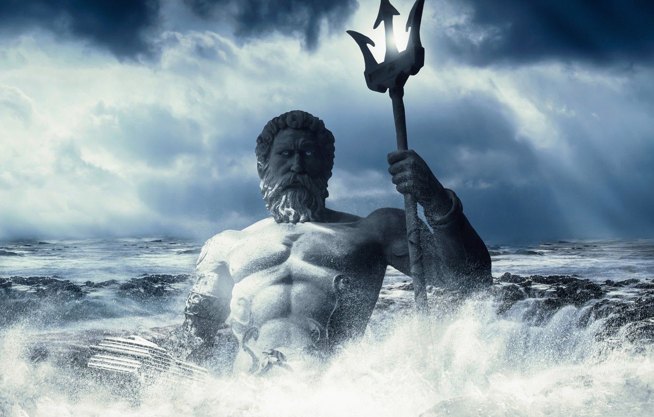 Wallpaper Neptune, myths, the God of the seas image for desktop, section разное