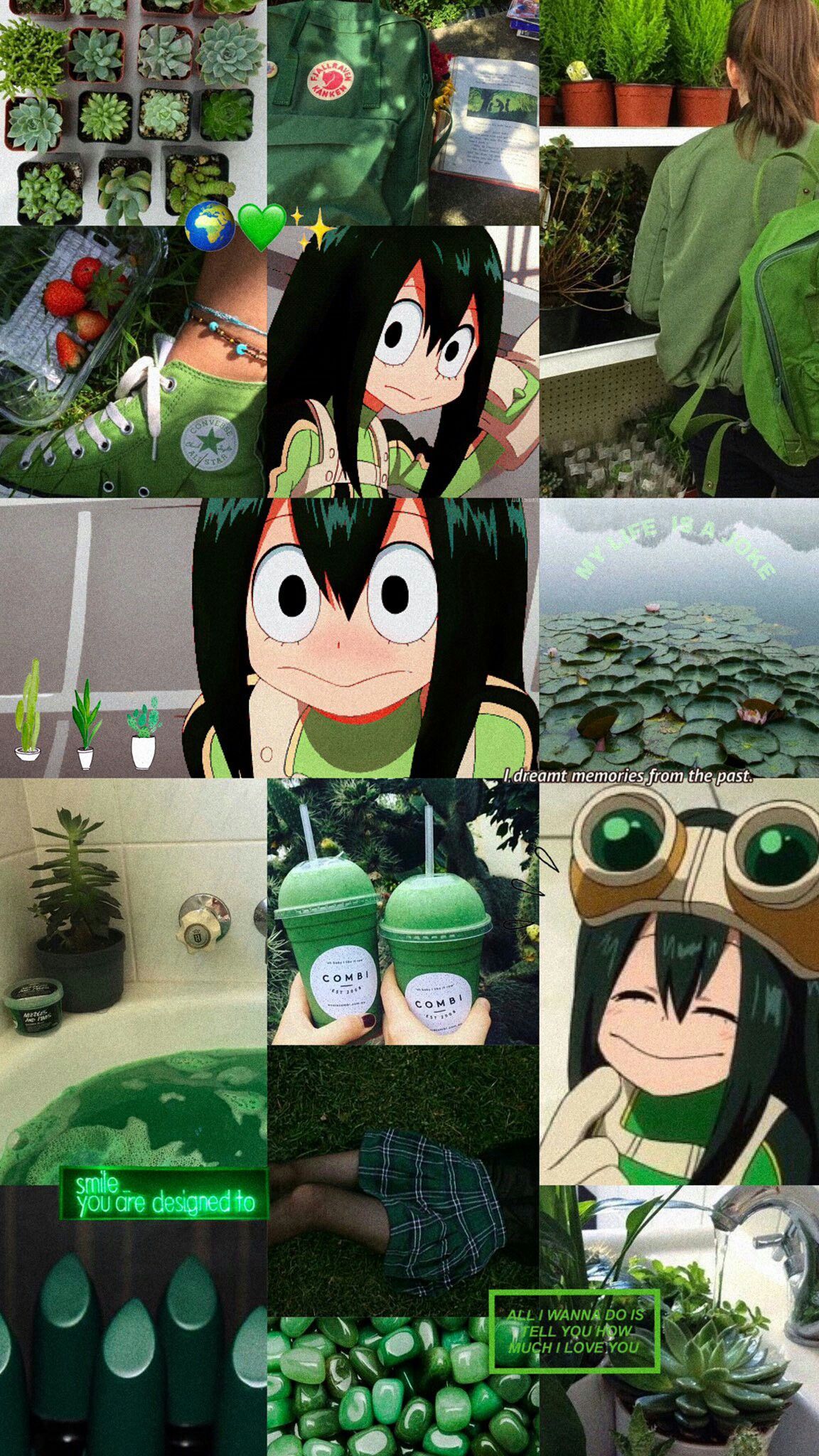 Tsuyu Asui Aesthetic. Hero wallpaper, Cute anime wallpaper, Anime wallpaper iphone