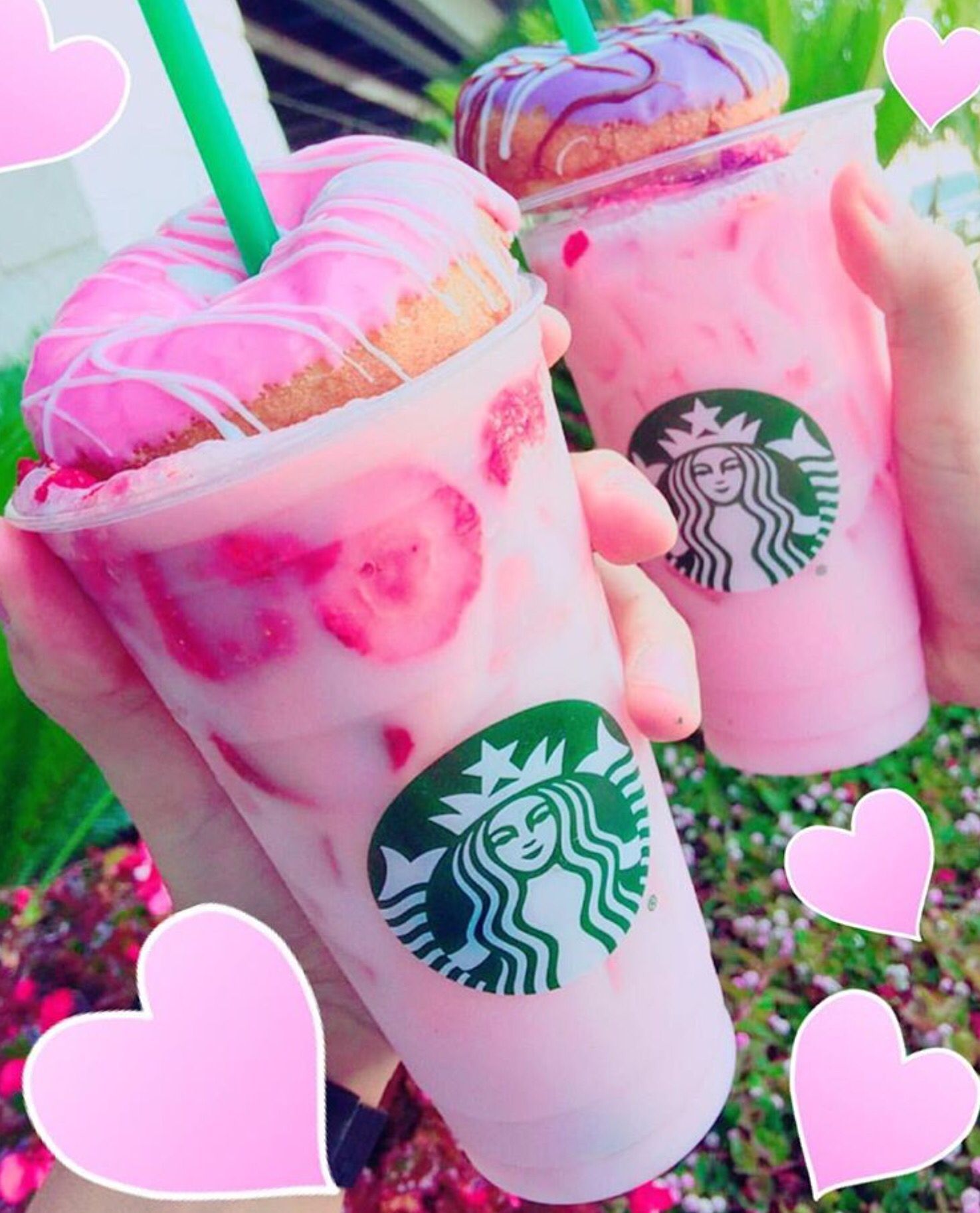 Cute Wallpaper Starbucks Pink Drink