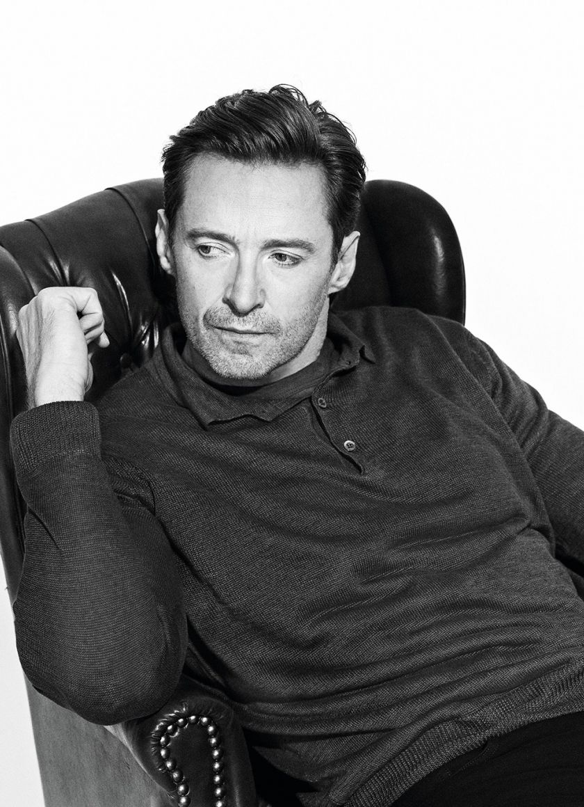 Download 840x1160 wallpaper bw, hugh jackman, celebrity, iphone 4, iphone 4s, ipod touch, 840x1160 HD image, background, 19915