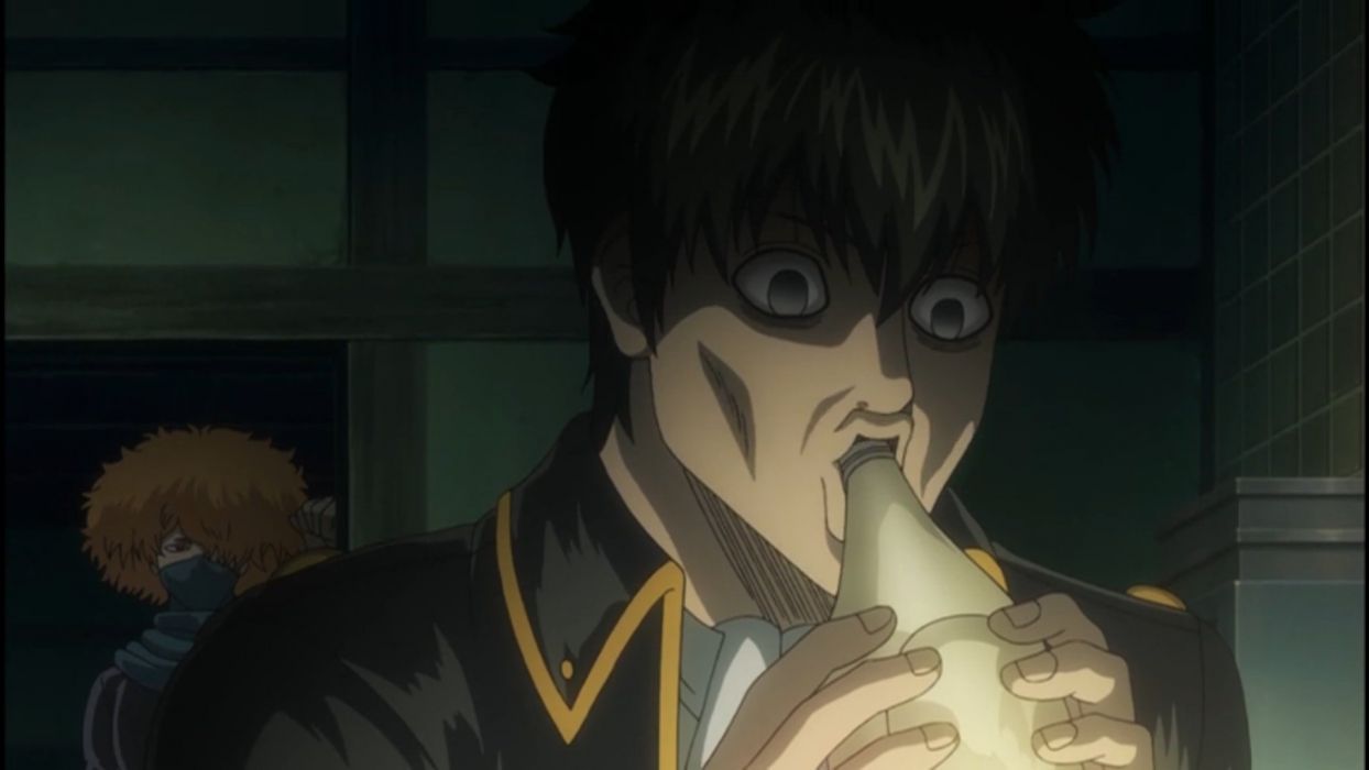 Hijikata Toushirou drunk with mayonnaise Gintama wallpaperx1080