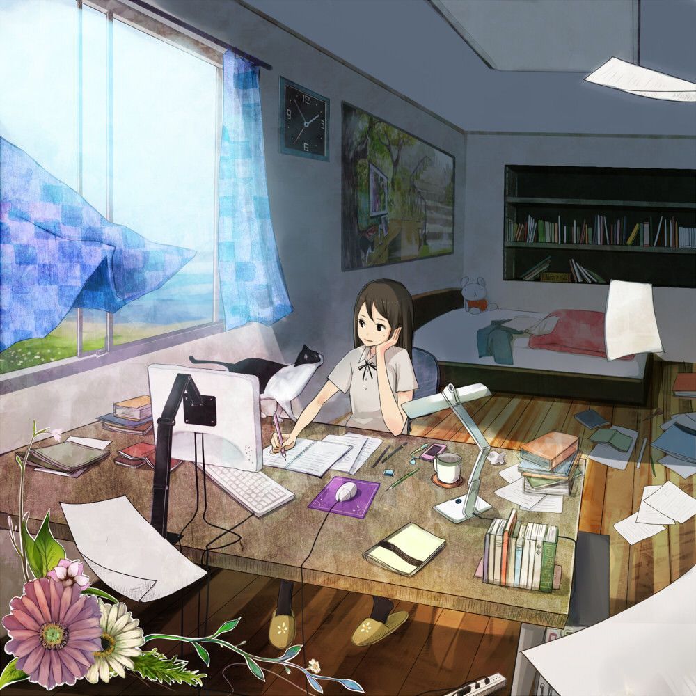 HD desktop wallpaper: Anime, Study § Steady, Kinomiya Nanoka download free  picture #969380