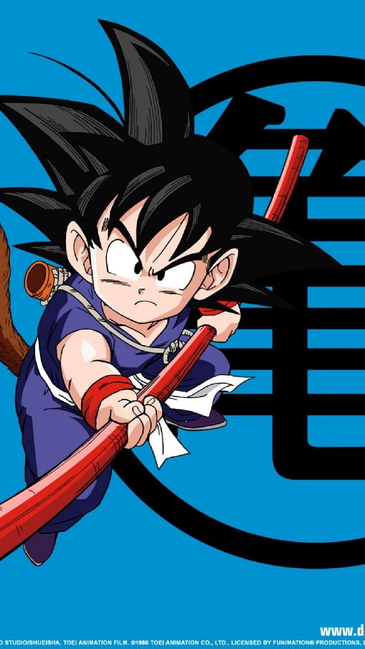 Goku niño. Dragon ball wallpaper, Dragon ball, Dragon ball z