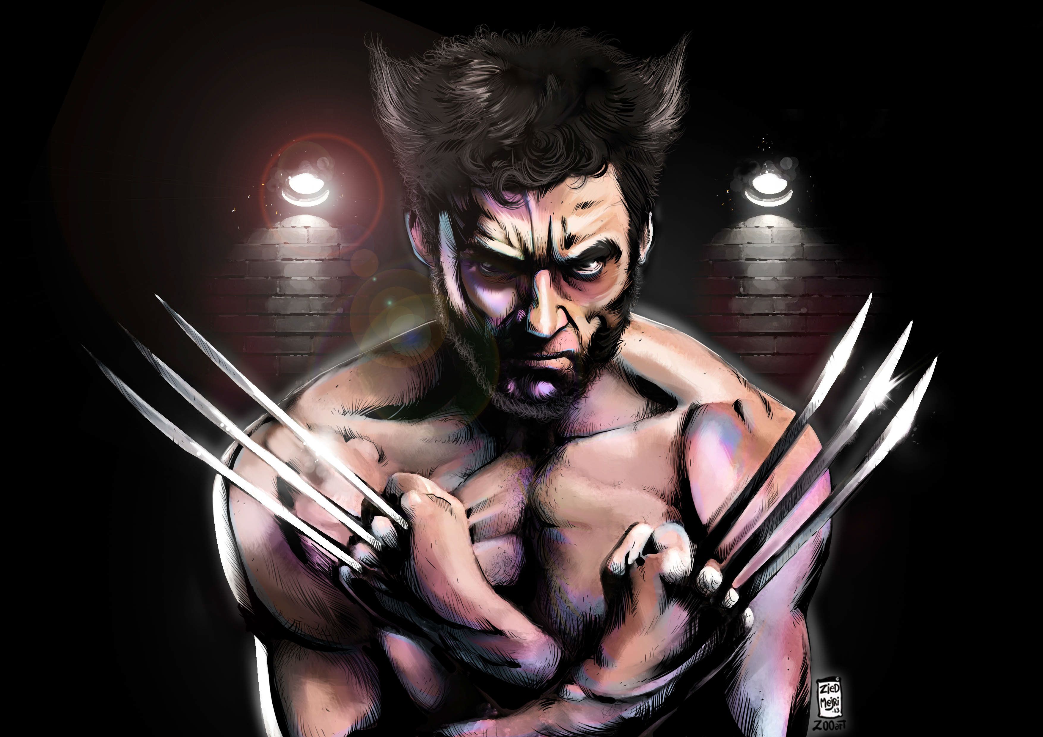 Wolverine Digital Art 4k, HD Superheroes, 4k Wallpaper, Image, Background, Photo and Picture
