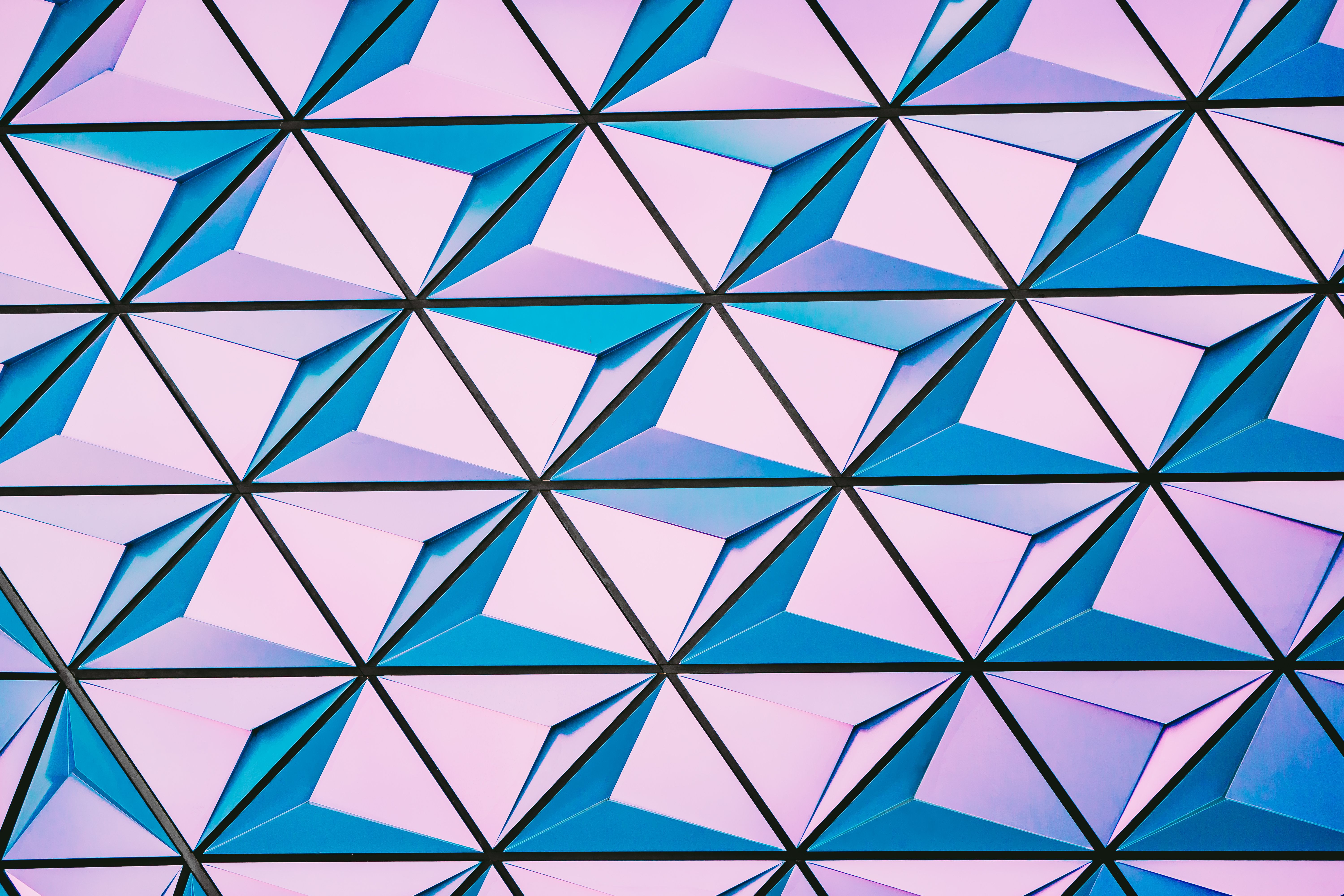 Purple and Blue Abstract Wallpaper · Free
