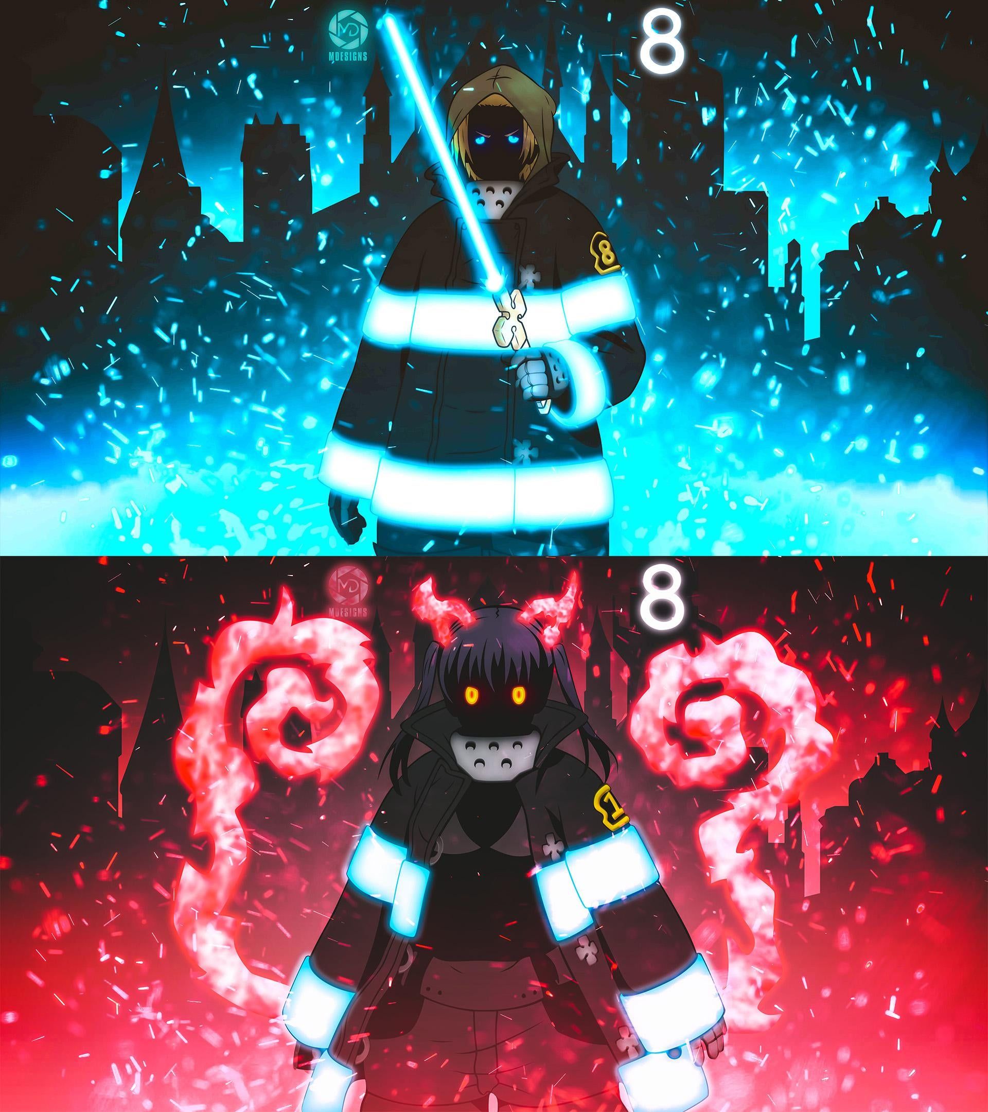I decided to make some more Fire Force Wallpaper, after the good feedback I got from the last ones it got me all fired up